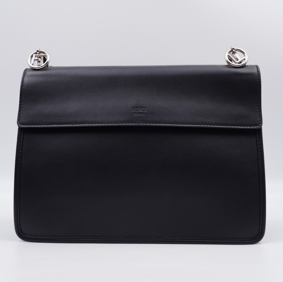 ❌️❌️SOLD❌️❌️AU18❤️ FENDI Vitello Century Opaco F Fendi Shoulder Bag - Picture 6 of 15